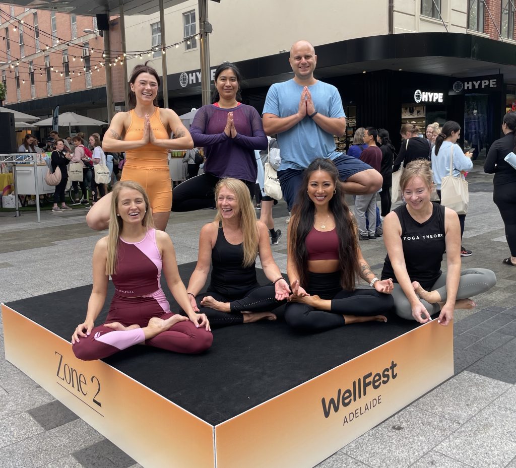 Rundle Malls Biggest Yoga Class